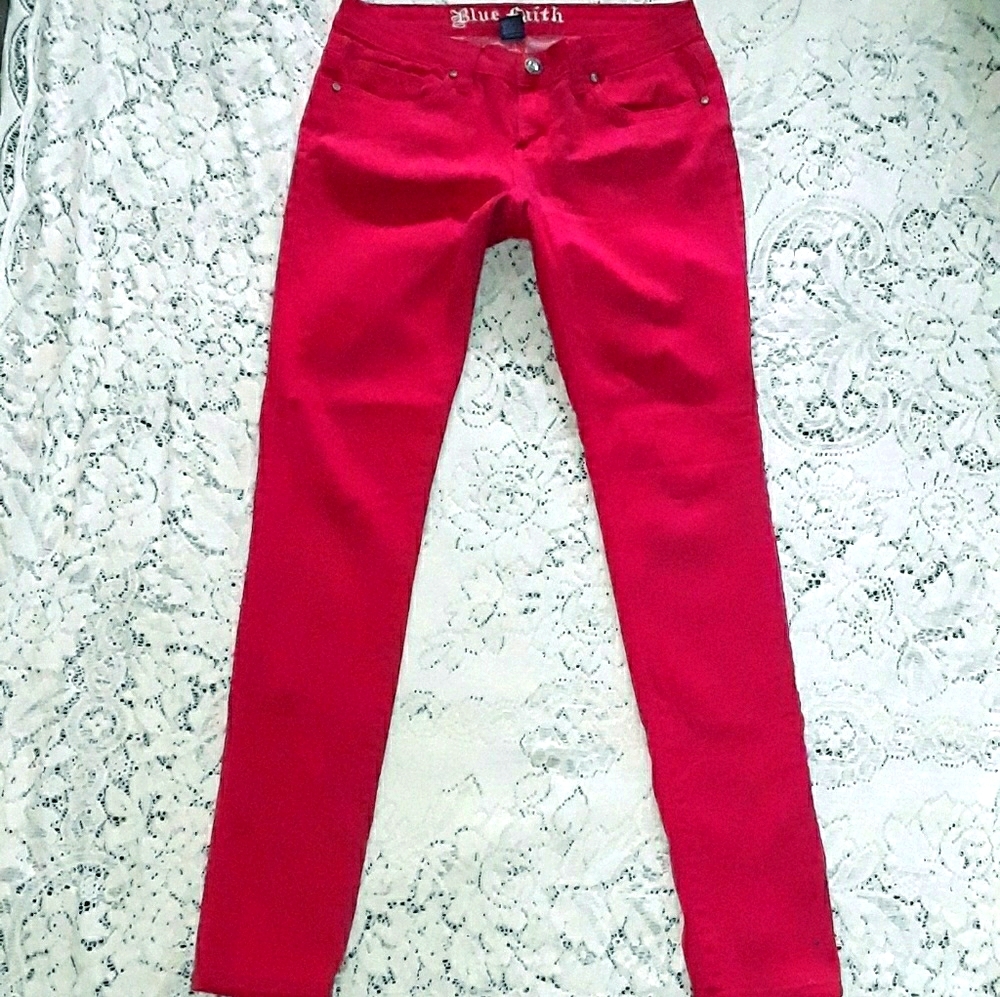 *2 for 10*💖🔥 Hot Pink skinny jeans Sz 7/8🔥💖